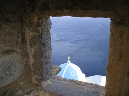 Filming in Greece